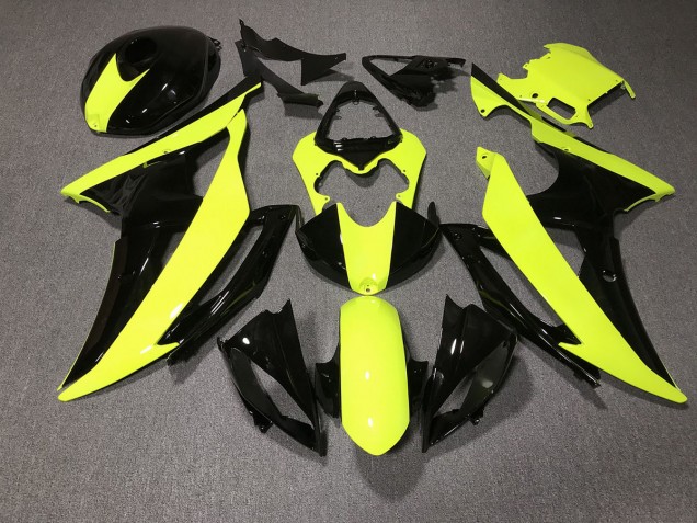 2008-2016 High Viz and Black Custom Yamaha R6 Fairings Canada 2008-2016 High Viz and Black Custom Yamaha R6 Fairings Canada