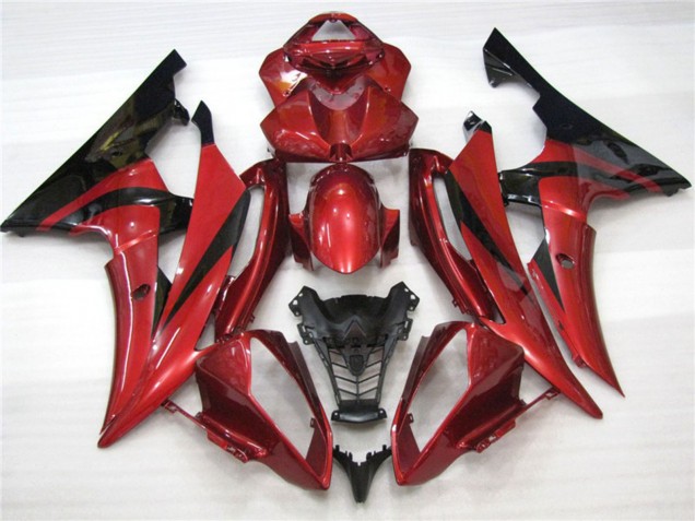 2008-2016 Maroon Black Yamaha R6 Fairings Canada 2008-2016 Maroon Black Yamaha R6 Fairings Canada
