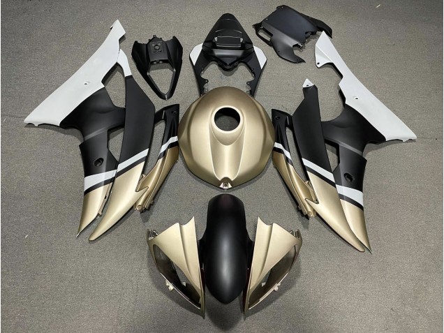 2008-2016 Matte Black and Gold Yamaha R6 Fairings Canada 2008-2016 Matte Black and Gold Yamaha R6 Fairings Canada