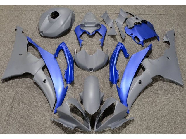 2008-2016 Matte Grey & Blue Yamaha R6 Fairings Canada