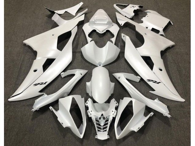 2008-2016 Matte White Yamaha R6 Fairings Canada 2008-2016 Matte White Yamaha R6 Fairings Canada