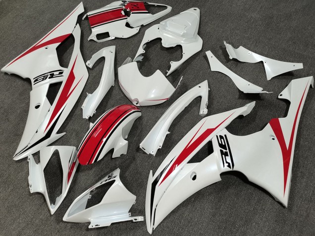 2008-2016 Pearl white Custom Yamaha R6 Fairings Canada 2008-2016 Pearl white Custom Yamaha R6 Fairings Canada