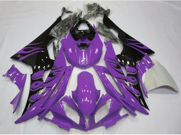 2008-2016 Purple Flame Style Yamaha R6 Fairings Canada 2008-2016 Purple Flame Style Yamaha R6 Fairings Canada