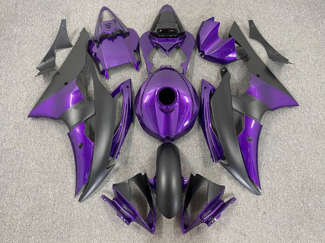 2008-2016 Purple and Matte Black Yamaha R6 Fairings Canada 2008-2016 Purple and Matte Black Yamaha R6 Fairings Canada