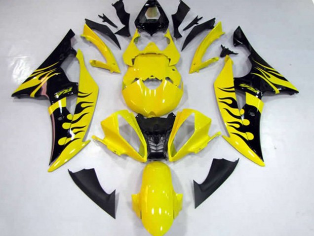 2008-2016 Yellow Flame Yamaha R6 Fairings Canada