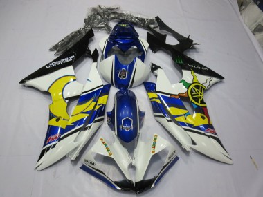 2008-2016 Yellow and Blue Yamaha R6 Fairings Canada