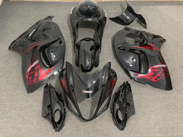 2008-2019 Gloss Black & Red Suzuki GSXR 1300 Fairings Canada 2008-2019 Gloss Black & Red Suzuki GSXR 1300 Fairings Canada