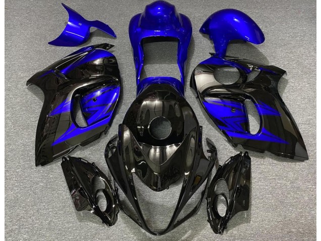 2008-2019 Gloss Black and Deep Blue Suzuki GSXR 1300 Fairings Canada 2008-2019 Gloss Black and Deep Blue Suzuki GSXR 1300 Fairings Canada