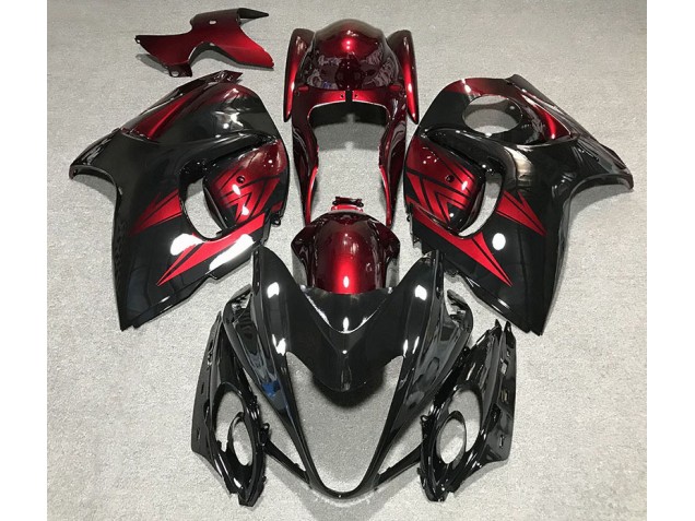 2008-2019 Gloss Black and Deep Red Suzuki GSXR 1300 Fairings Canada 2008-2019 Gloss Black and Deep Red Suzuki GSXR 1300 Fairings Canada