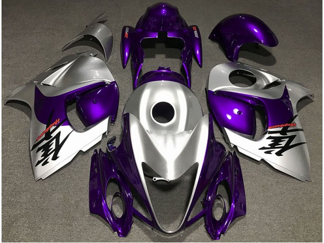 2008-2019 Gloss Purple and Silver Suzuki GSXR 1300 Fairings Canada