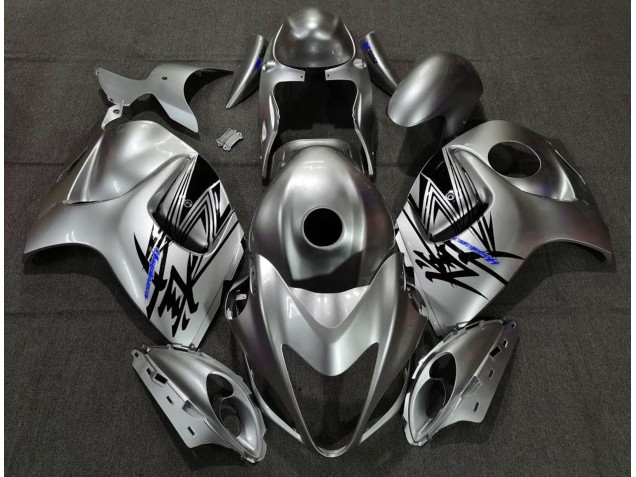 2008-2019 Liquid Silver & Blue Suzuki GSXR 1300 Fairings Canada 2008-2019 Liquid Silver & Blue Suzuki GSXR 1300 Fairings Canada
