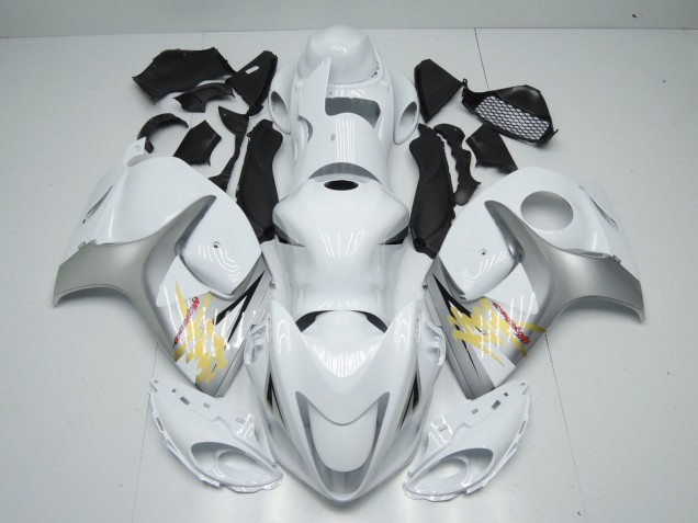 2008-2019 White and Silver Suzuki GSXR 1300 Fairings Canada 2008-2019 White and Silver Suzuki GSXR 1300 Fairings Canada