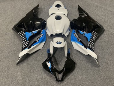 2009-2012 Black Blue and White Honda CBR600RR Fairings Canada