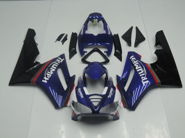 2009-2012 Blue and Red Gloss Triumph Daytona 675 Fairings Canada