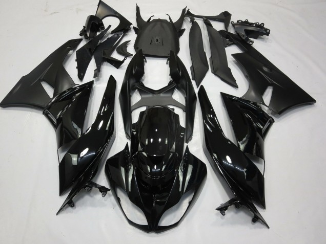 2009-2012 Gloss Black Matte Kawasaki ZX6R Fairings Canada 2009-2012 Gloss Black Matte Kawasaki ZX6R Fairings Canada