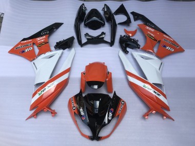 2009-2012 Gloss Orange & Logos Kawasaki ZX6R Fairings Canada