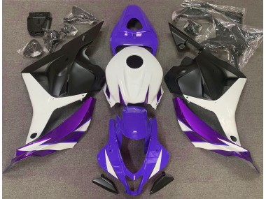 2009-2012 Gloss Purple White and Violet Honda CBR600RR Fairings Canada