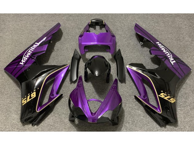 2009-2012 Gloss Purple and Black Triumph Daytona 675 Fairings Canada