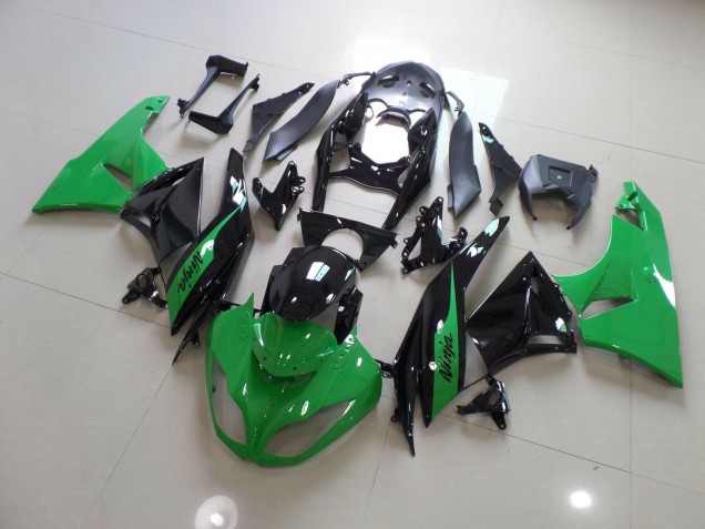 2009-2012 Green Black Ninja Kawasaki ZX6R Fairings Canada 2009-2012 Green Black Ninja Kawasaki ZX6R Fairings Canada