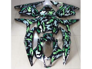 2009-2012 Green Snow Camo Honda CBR600RR Fairings Canada