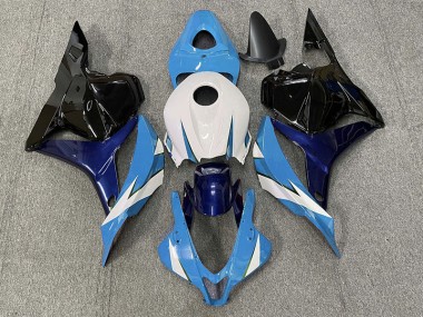 2009-2012 Light Blue and White Honda CBR600RR Fairings Canada