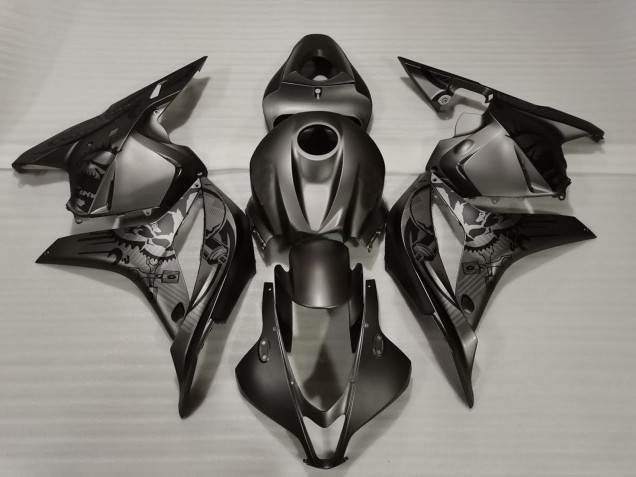 2009-2012 Matte Black Custom Design Honda CBR600RR Fairings Canada