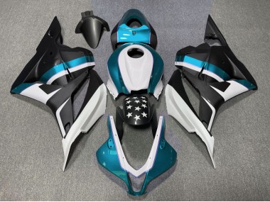2009-2012 Matte Black and Light Blue Star Honda CBR600RR Fairings Canada