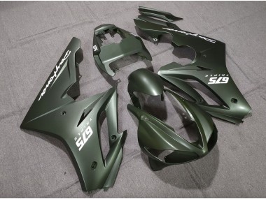 2009-2012 Matte Green White Logos Triumph Daytona 675 Fairings Canada
