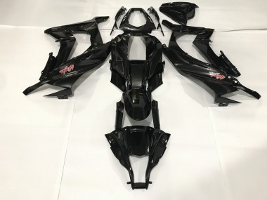 2009-2012 Metallic Black Kawasaki ZX6R Fairings Canada
