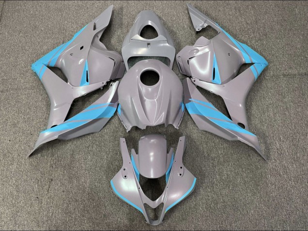 2009-2012 Nardo Gray and Light Blue Honda CBR600RR Fairings Canada