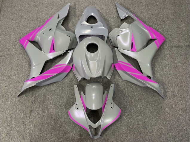 2009-2012 Nardo Gray and Pink Honda CBR600RR Fairings Canada 2009-2012 Nardo Gray and Pink Honda CBR600RR Fairings Canada