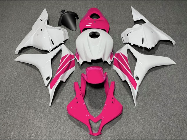 2009-2012 Pink and White Side Stripe Honda CBR600RR Fairings Canada 2009-2012 Pink and White Side Stripe Honda CBR600RR Fairings Canada