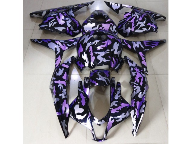 2009-2012 Purple Snow Camo Honda CBR600RR Fairings Canada