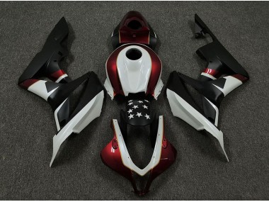 2009-2012 Racing Red and Black Honda CBR600RR Fairings Canada