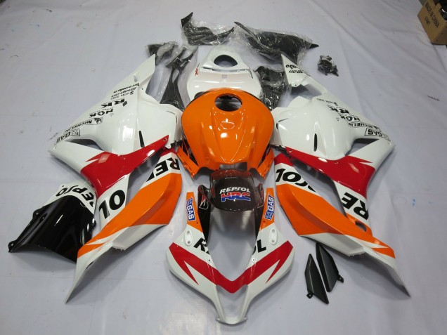 2009-2012 White Repsol Honda CBR600RR Fairings Canada 2009-2012 White Repsol Honda CBR600RR Fairings Canada