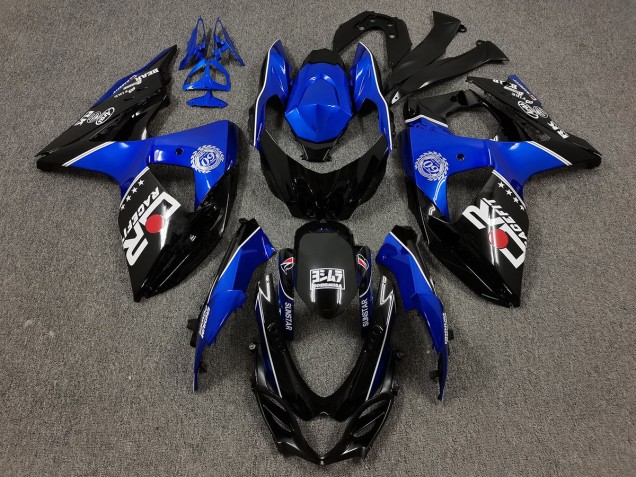 2009-2016 Black and Blue with Custom Logos Suzuki GSXR 1000 Fairings Canada 2009-2016 Black and Blue with Custom Logos Suzuki GSXR 1000 Fairings Canada