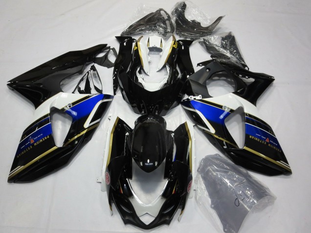 2009-2016 Blue and Gold Suzuki GSXR 1000 Fairings Canada