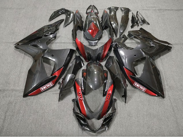 2009-2016 Carbon Fiber Red Suzuki GSXR 1000 Fairings Canada 2009-2016 Carbon Fiber Red Suzuki GSXR 1000 Fairings Canada