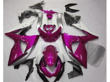 2009-2016 Gloss Pink & White Suzuki GSXR 1000 Fairings Canada