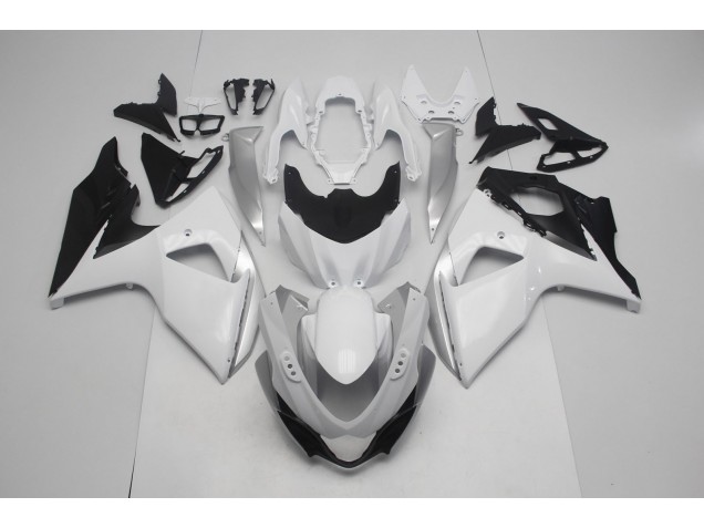 2009-2016 Gloss White and Silver Suzuki GSXR 1000 Fairings Canada 2009-2016 Gloss White and Silver Suzuki GSXR 1000 Fairings Canada