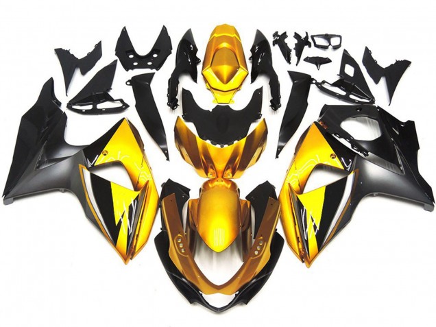 2009-2016 Gold and Grey OEM Style Custom Suzuki GSXR 1000 Fairings Canada 2009-2016 Gold and Grey OEM Style Custom Suzuki GSXR 1000 Fairings Canada
