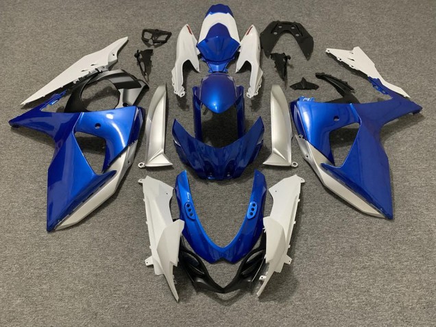 2009-2016 Light Blue & White Suzuki GSXR 1000 Fairings Canada