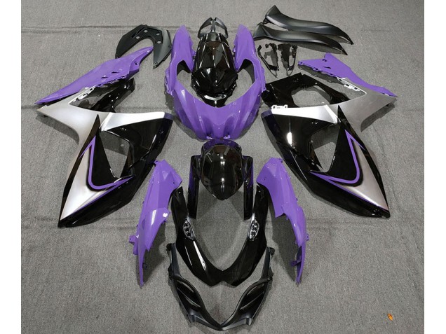 2009-2016 Purple Silver and Black Suzuki GSXR 1000 Fairings Canada 2009-2016 Purple Silver and Black Suzuki GSXR 1000 Fairings Canada