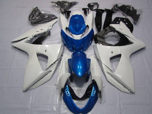 2009-2016 White and Blue Suzuki GSXR 1000 Fairings Canada 2009-2016 White and Blue Suzuki GSXR 1000 Fairings Canada