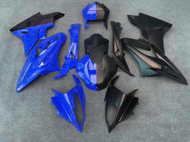 2009-2018 Gloss Blue/Matte Black Split BMW S1000RR Fairings Canada