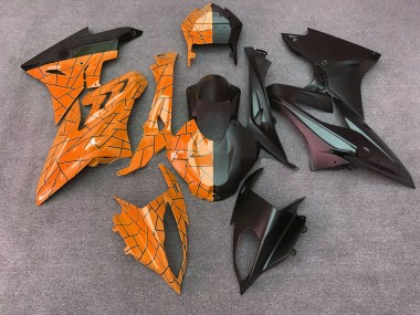 2009-2018 Gloss Orange/Matte Black Split BMW S1000RR Fairings Canada