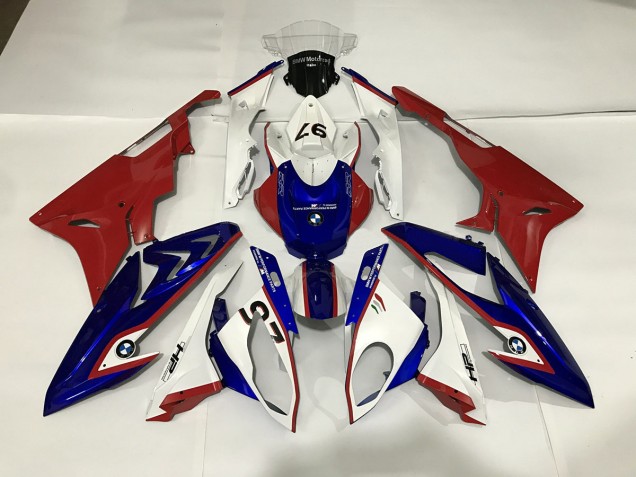 2009-2018 Gloss White/Blue/Red BMW S1000RR Fairings Canada