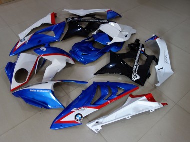 2009-2018 Stock style Blue and White BMW S1000RR Fairings Canada