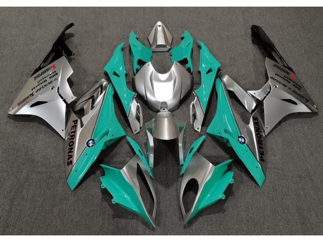 2009-2018 Teal and Silver BMW S1000RR Fairings Canada