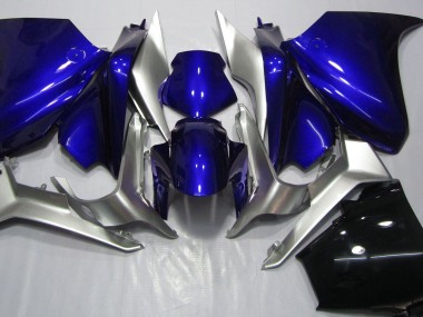 2010-2013 Deep Blue and Silver Honda VFR1200 Fairings Canada